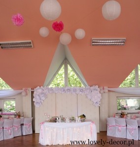 dekoracje weselne sala w humniskach   